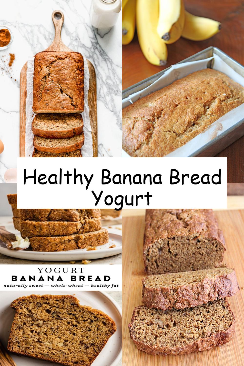 Healthy Banana Bread Yogurt