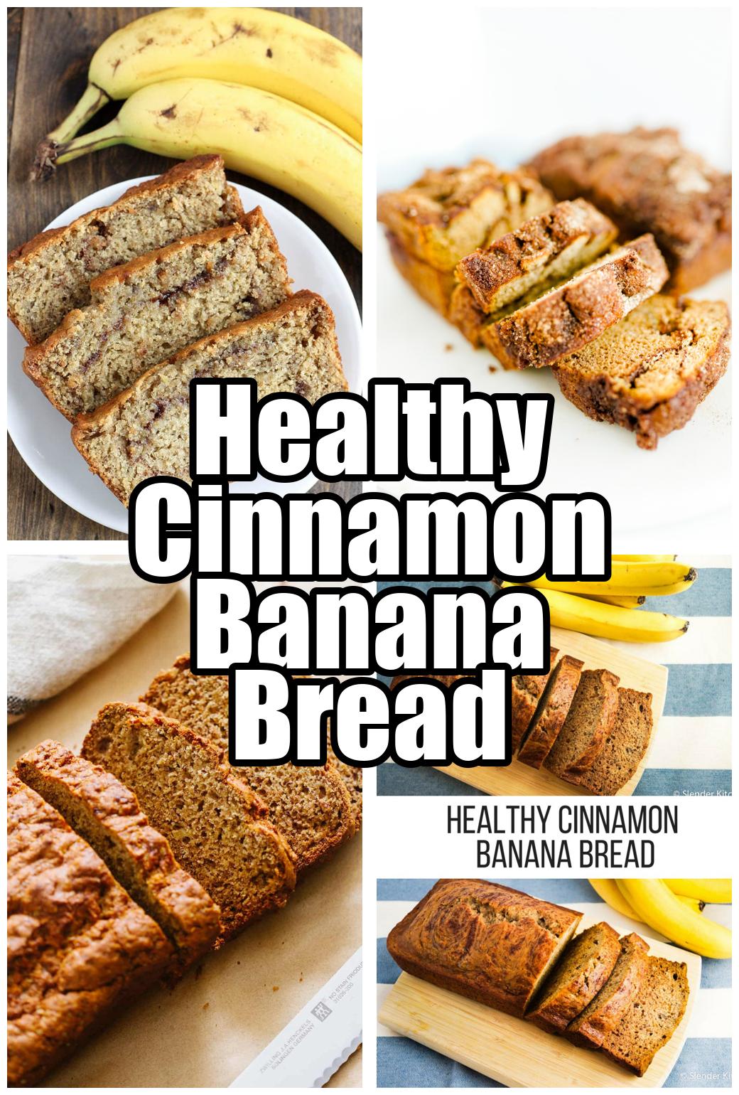 Healthy Cinnamon Banana Bread