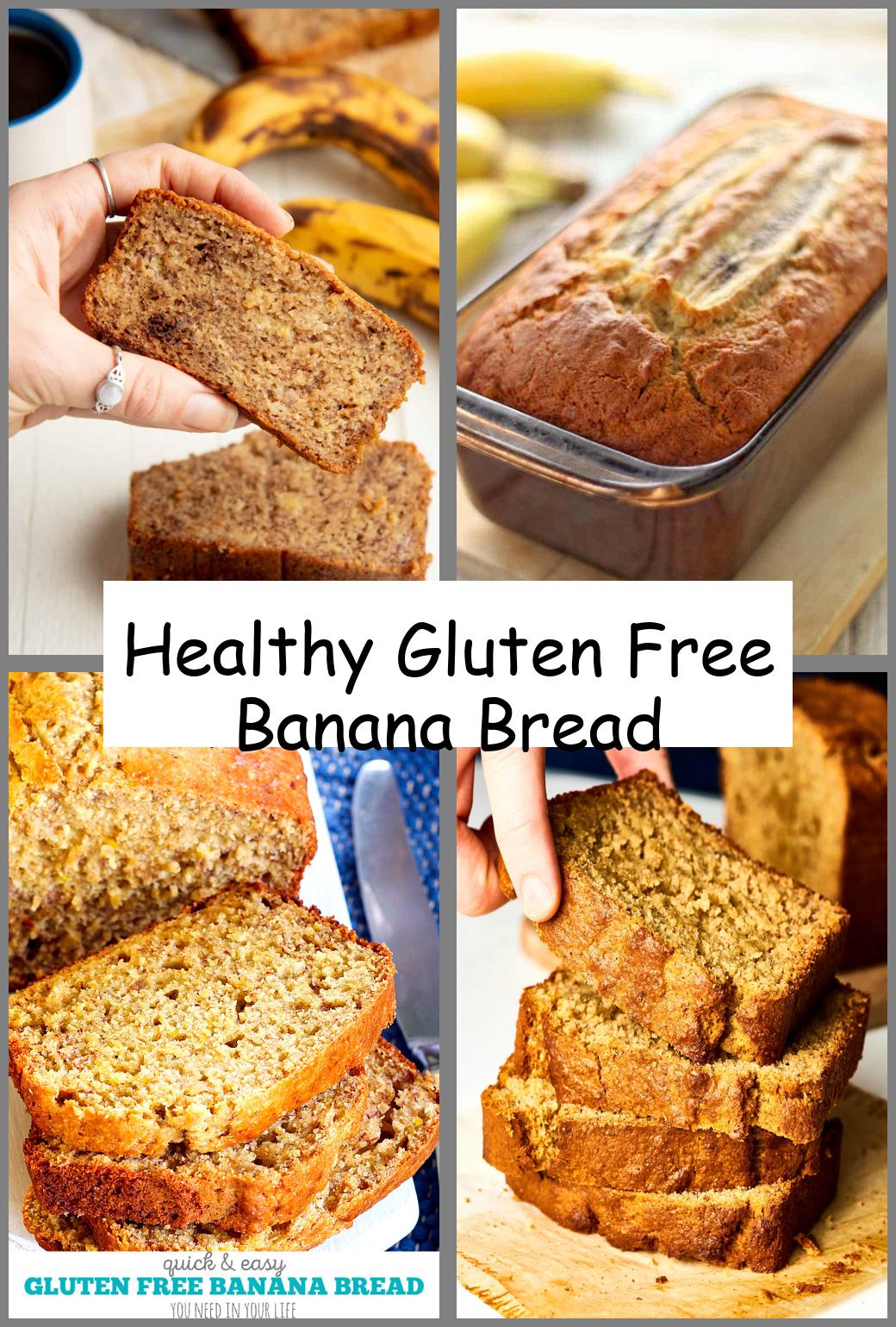 Healthy Gluten Free Banana Bread