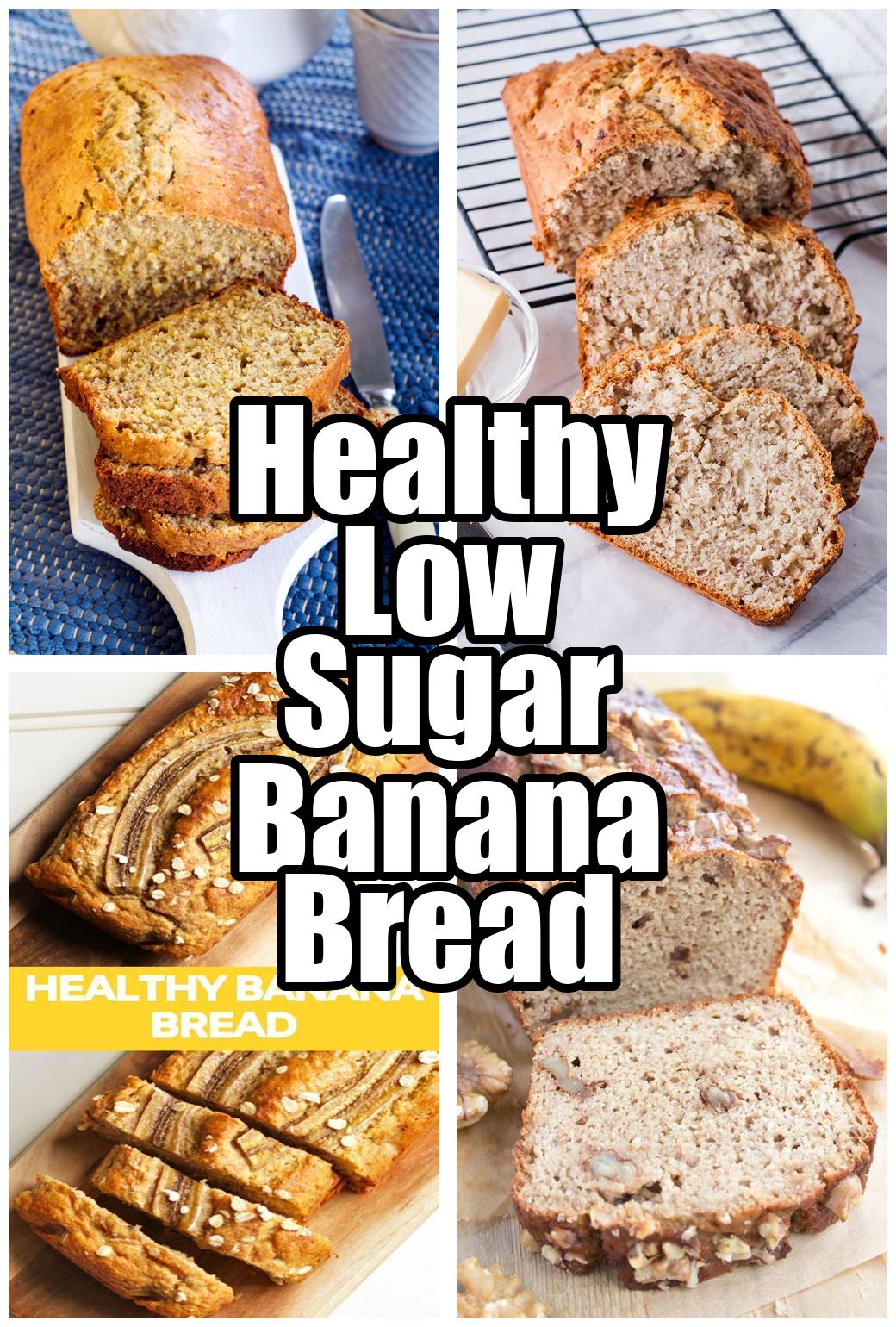 Healthy Low Sugar Banana Bread