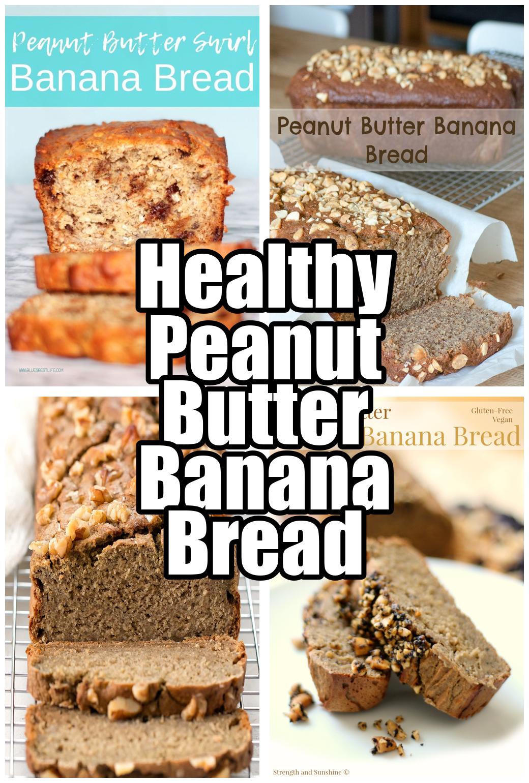 Healthy Peanut Butter Banana Bread