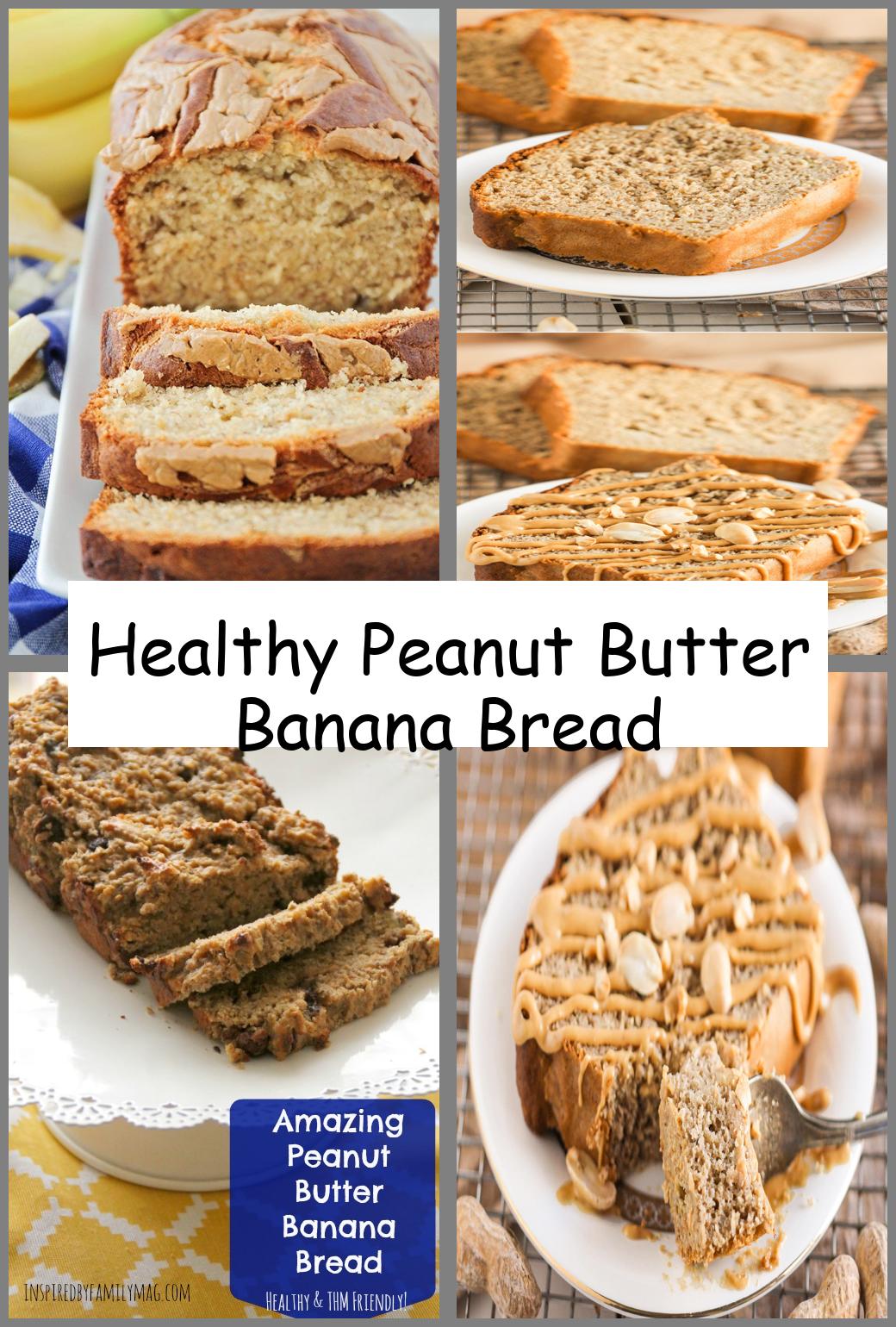 Healthy Peanut Butter Banana Bread