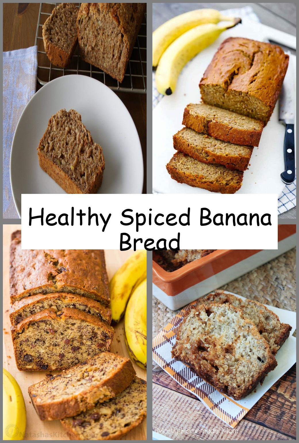 Healthy Spiced Banana Bread