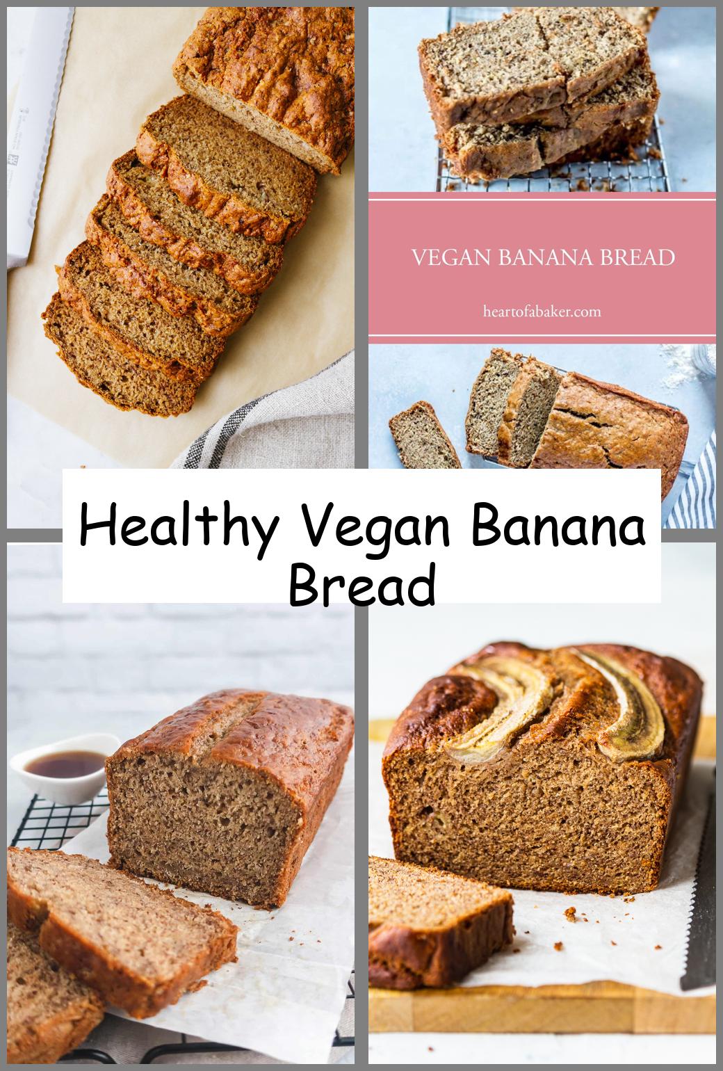 Healthy Vegan Banana Bread