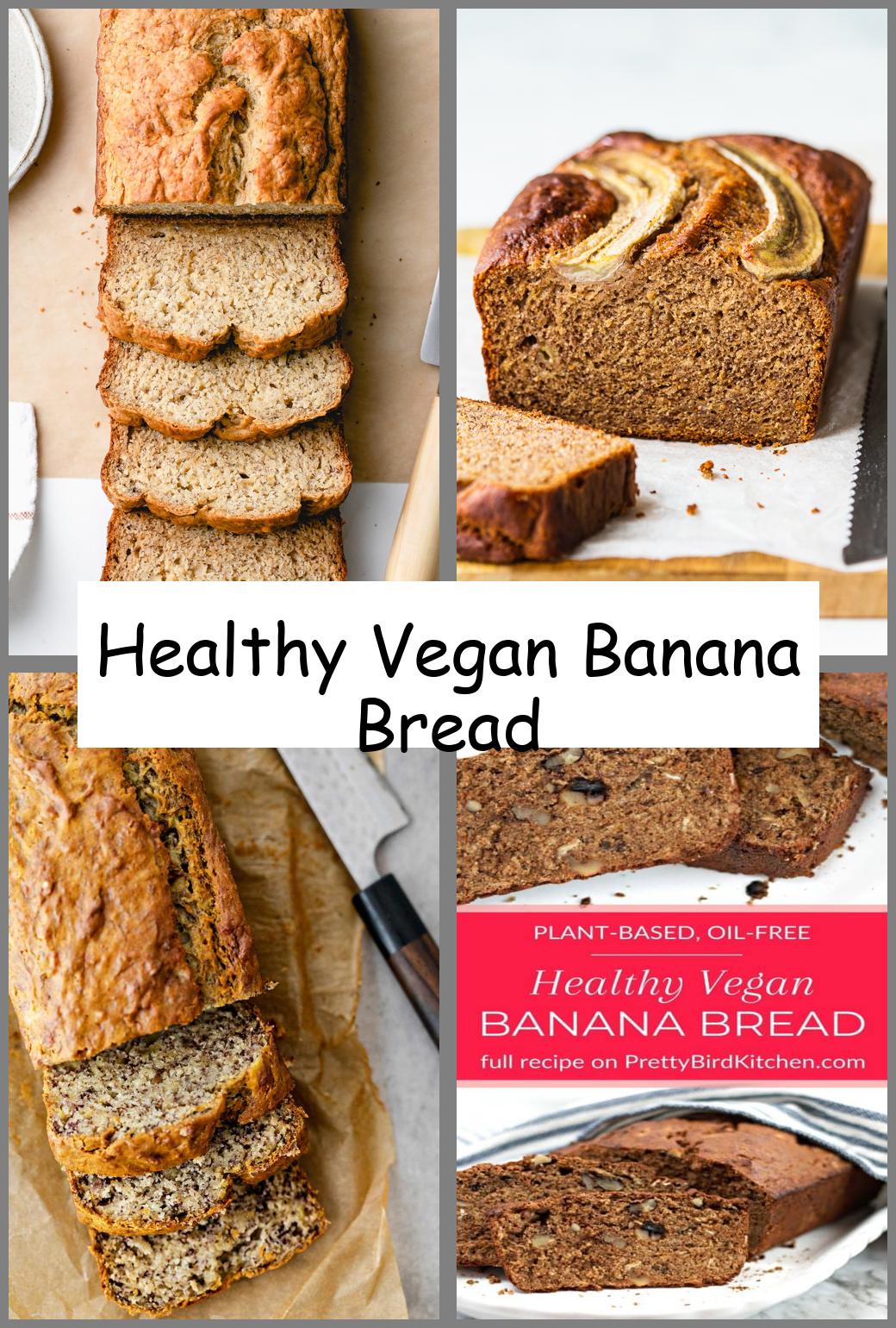 Healthy Vegan Banana Bread