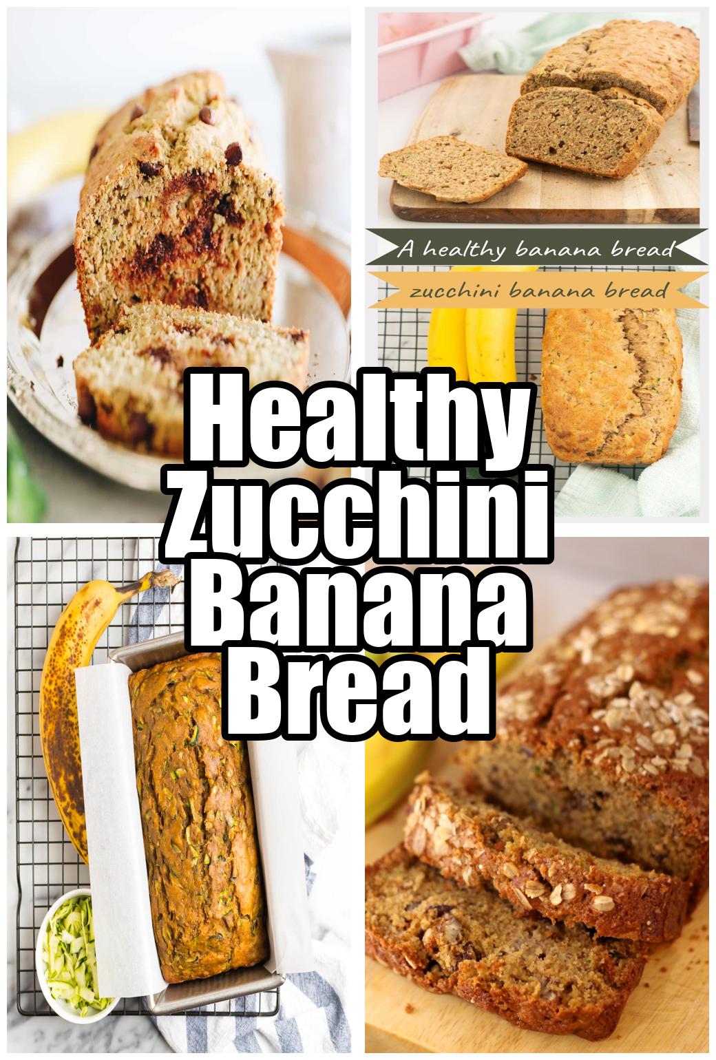 Healthy Zucchini Banana Bread