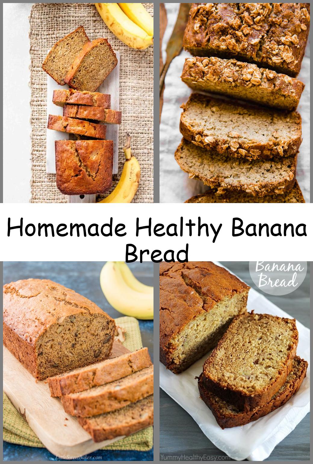 Homemade Healthy Banana Bread