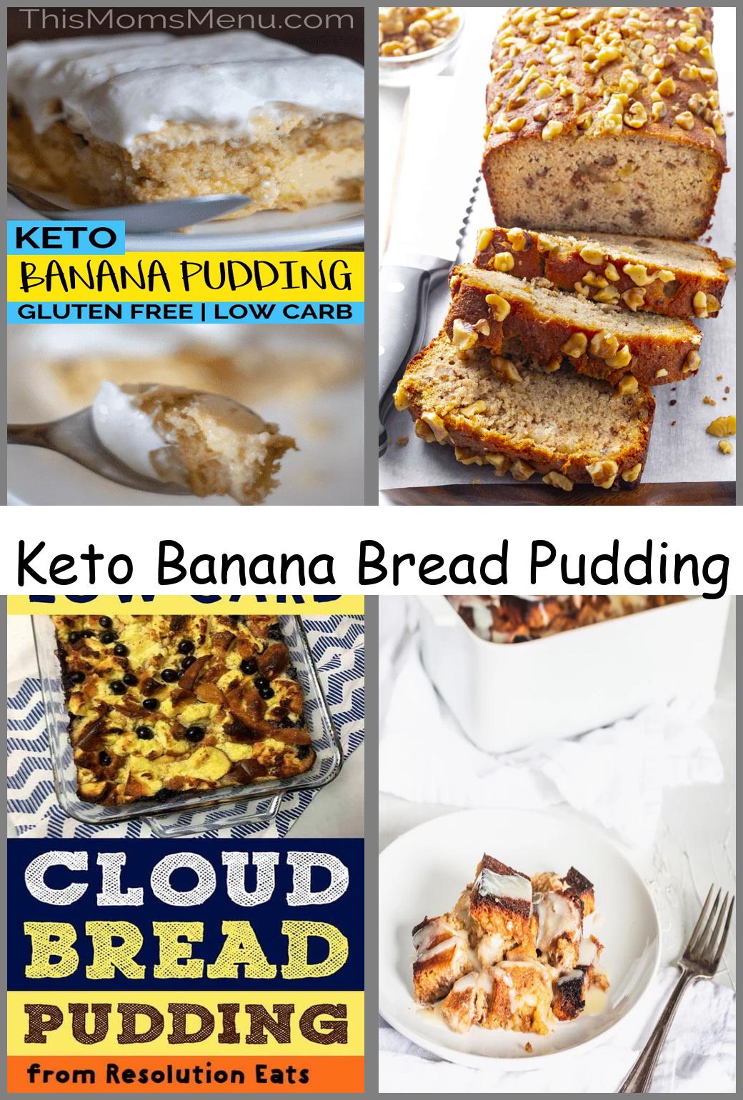 Keto Banana Bread Pudding