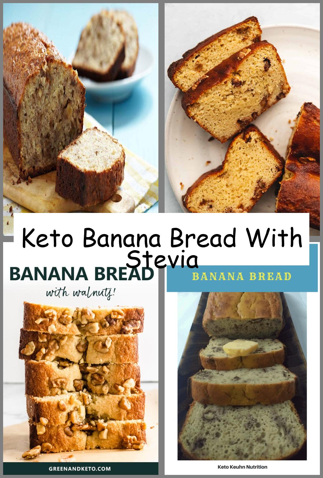 Keto Banana Bread With Stevia