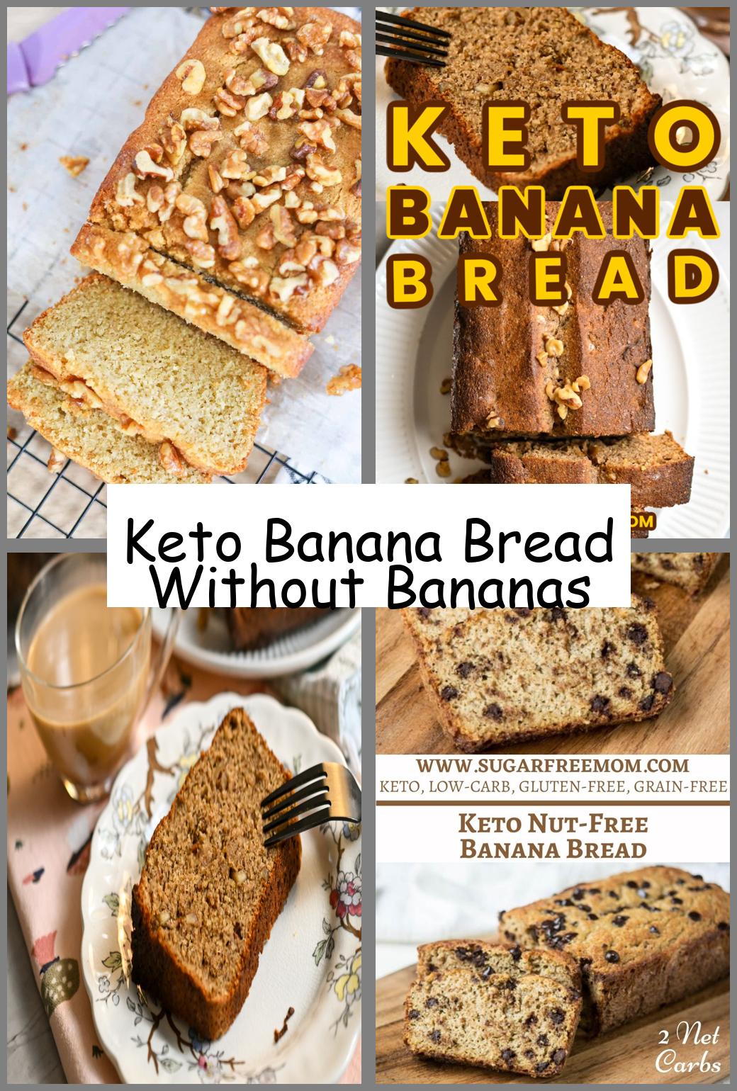 Keto Banana Bread Without Bananas