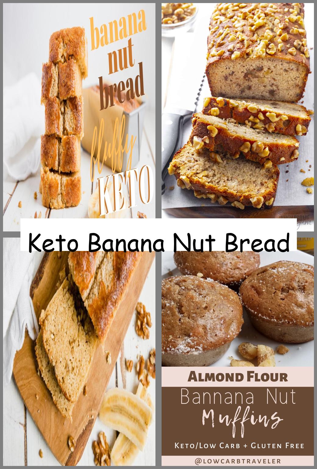 Keto Banana Nut Bread