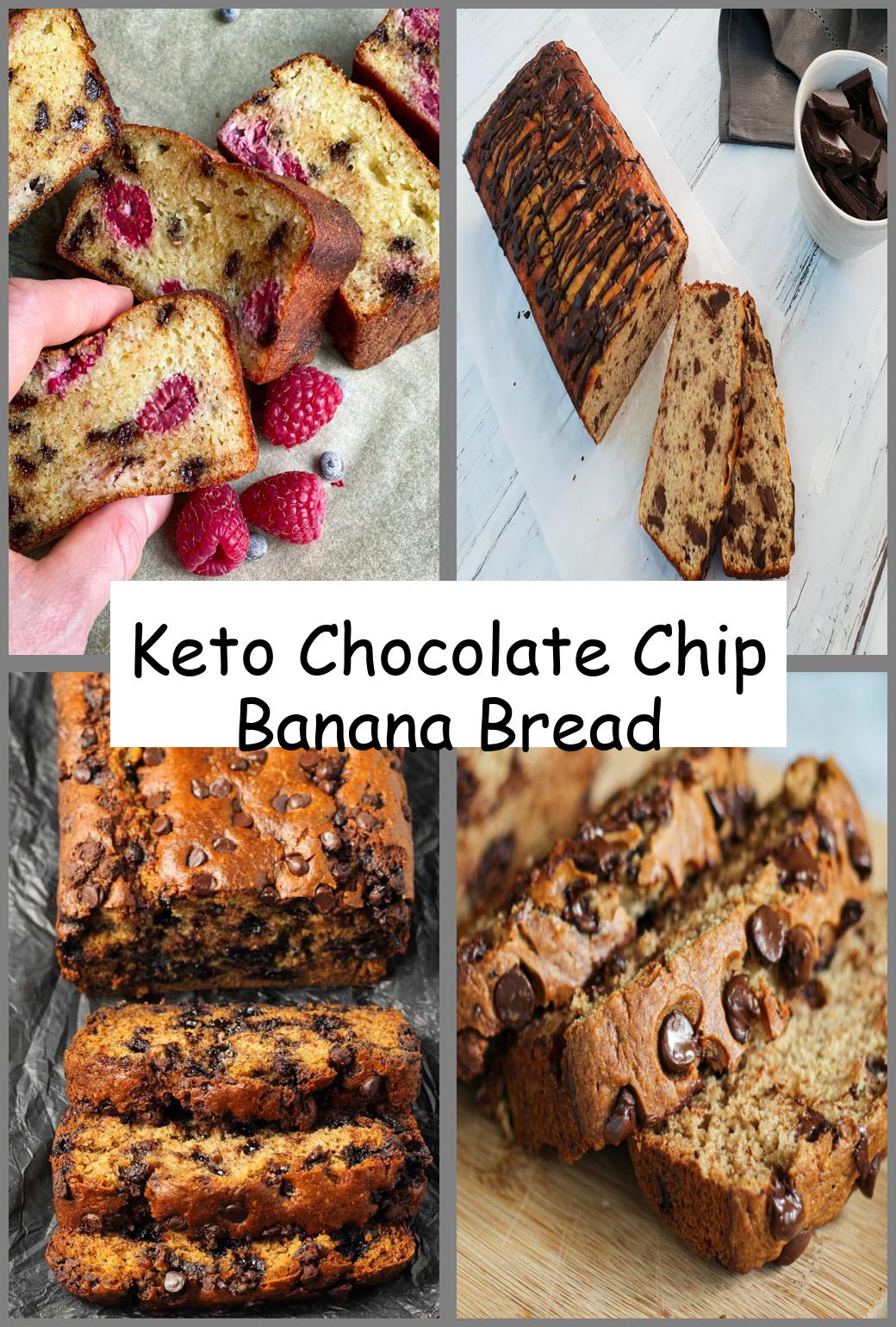 Keto Chocolate Chip Banana Bread