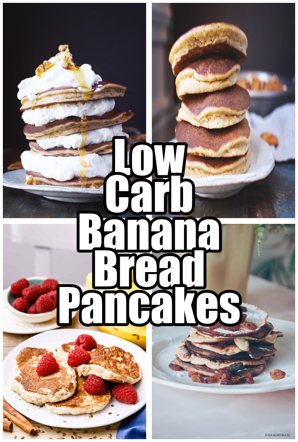 Low Carb Banana Bread Pancakes