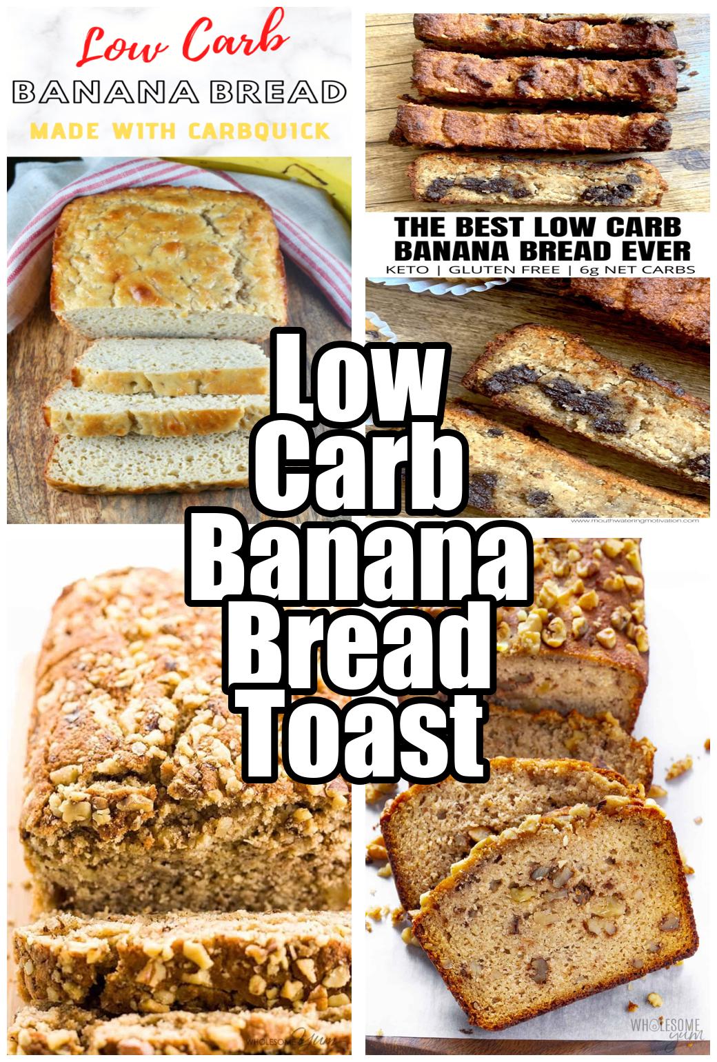 Low Carb Banana Bread Toast