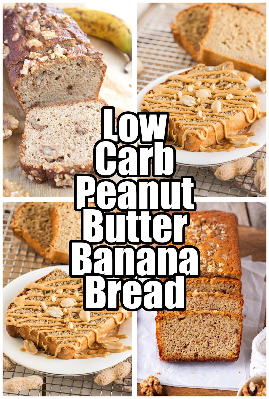 Low Carb Peanut Butter Banana Bread