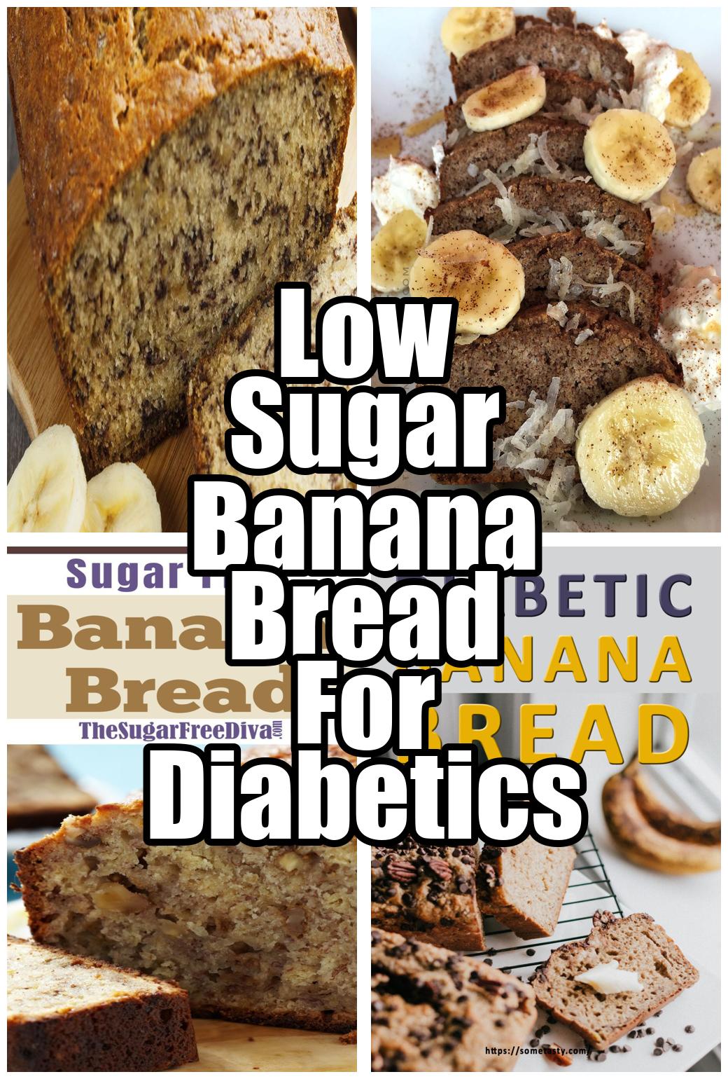 Low Sugar Banana Bread For Diabetics