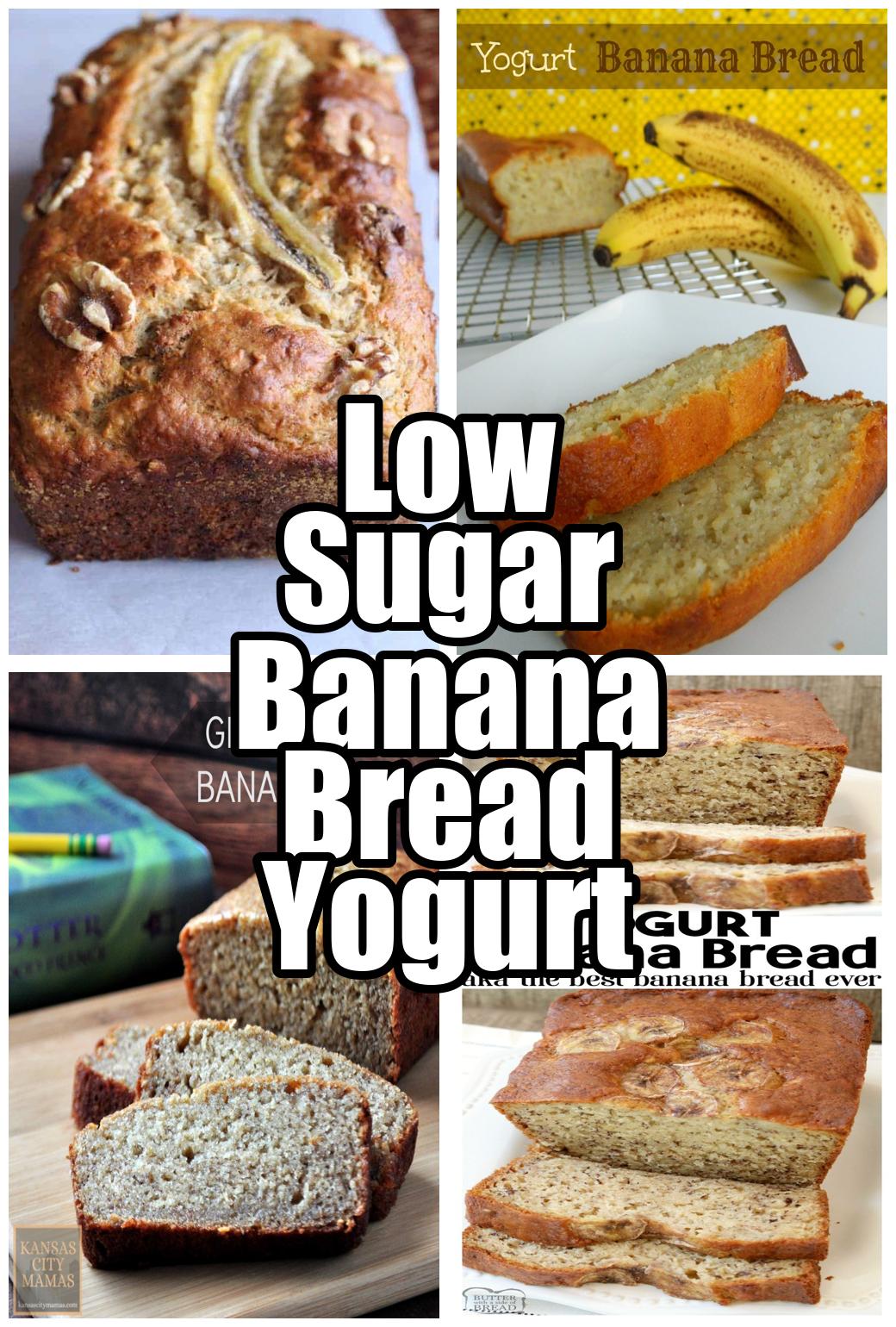 Low Sugar Banana Bread Yogurt