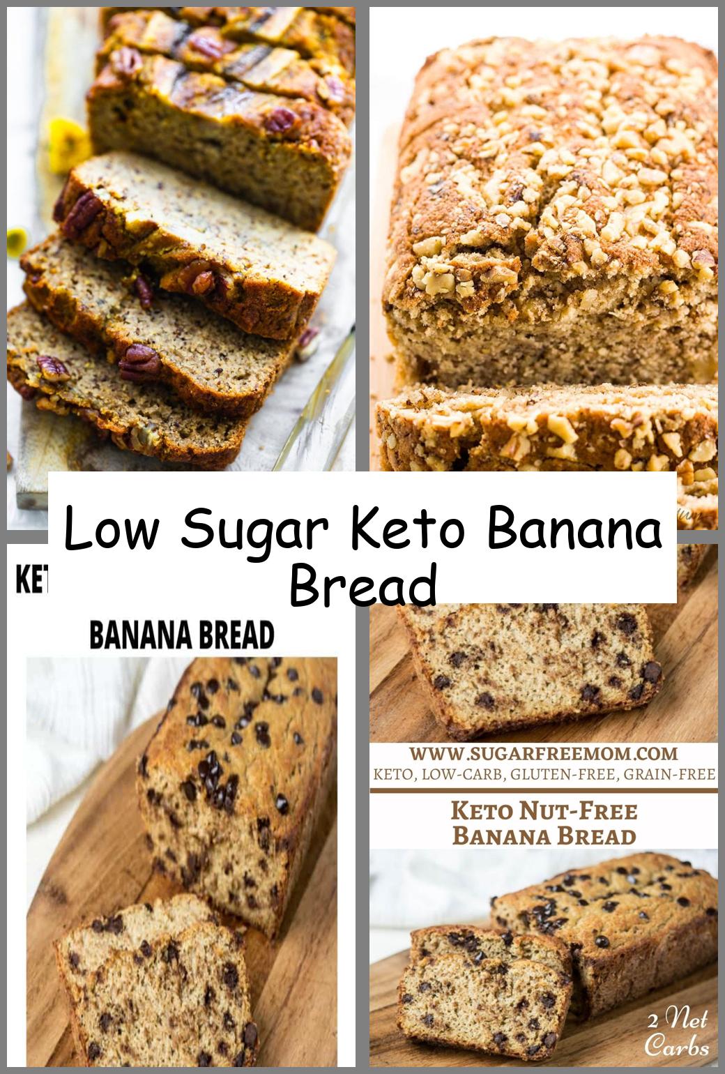 Low Sugar Keto Banana Bread