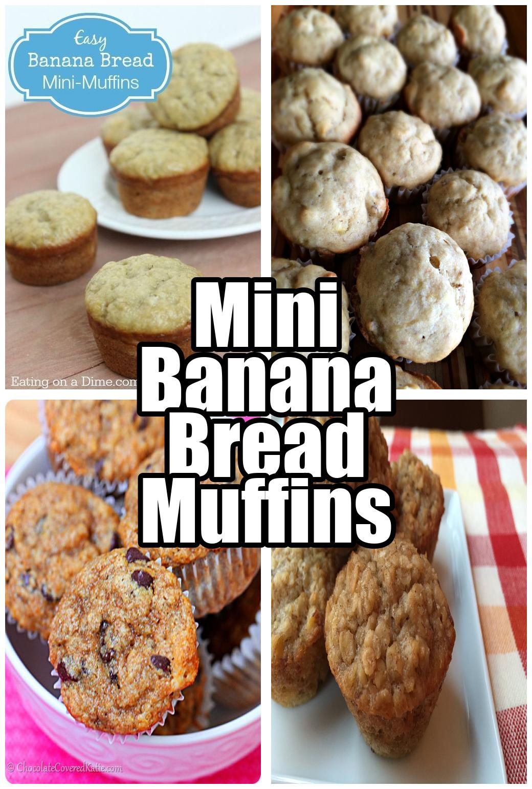 Mini Banana Bread Muffins