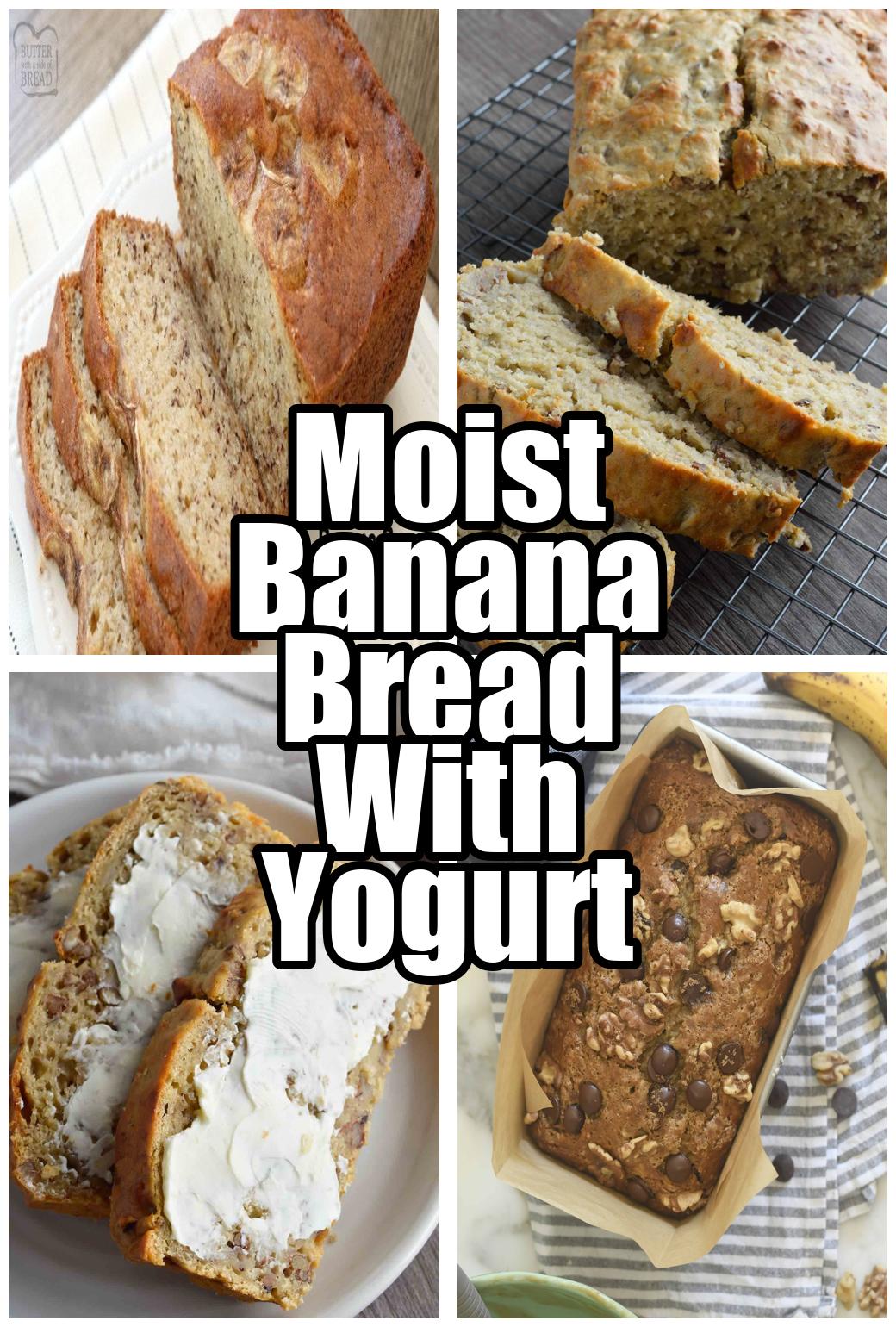 Moist Banana Bread With Yogurt