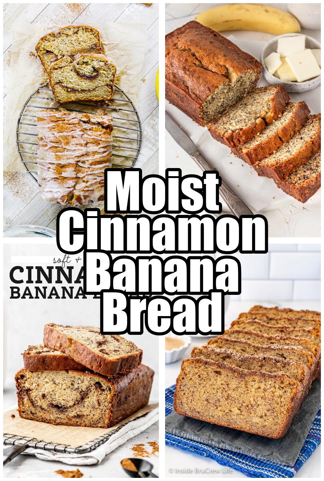 Moist Cinnamon Banana Bread