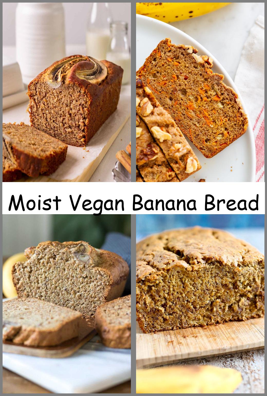 Moist Vegan Banana Bread