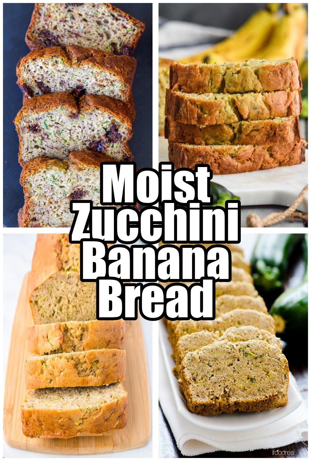 Moist Zucchini Banana Bread