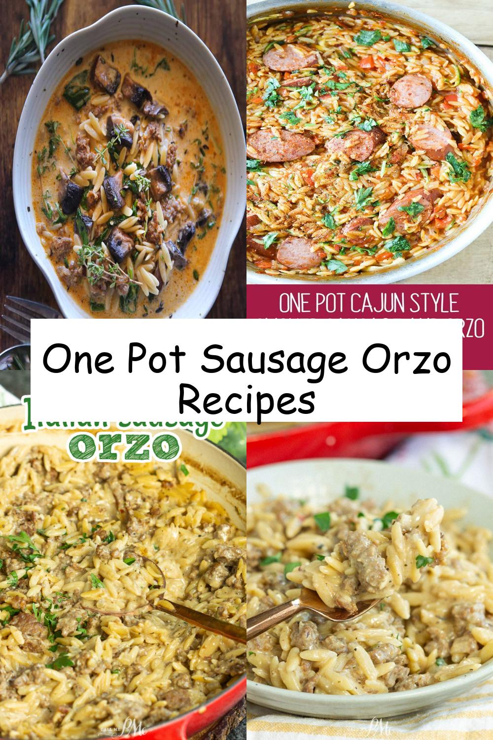 One Pot Sausage Orzo Recipes