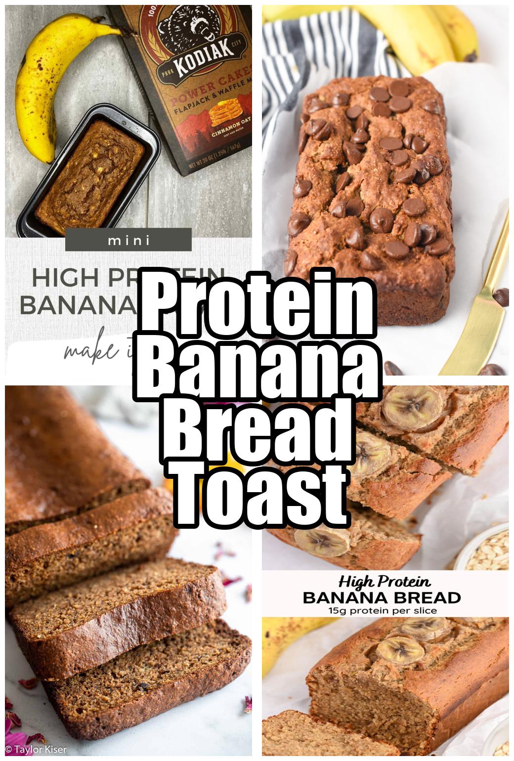 Protein Banana Bread Toast