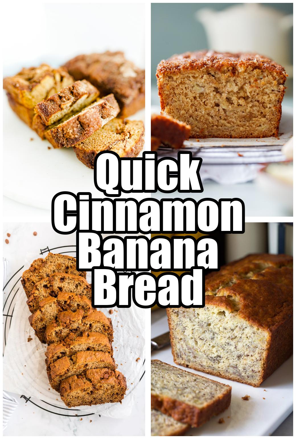 Quick Cinnamon Banana Bread