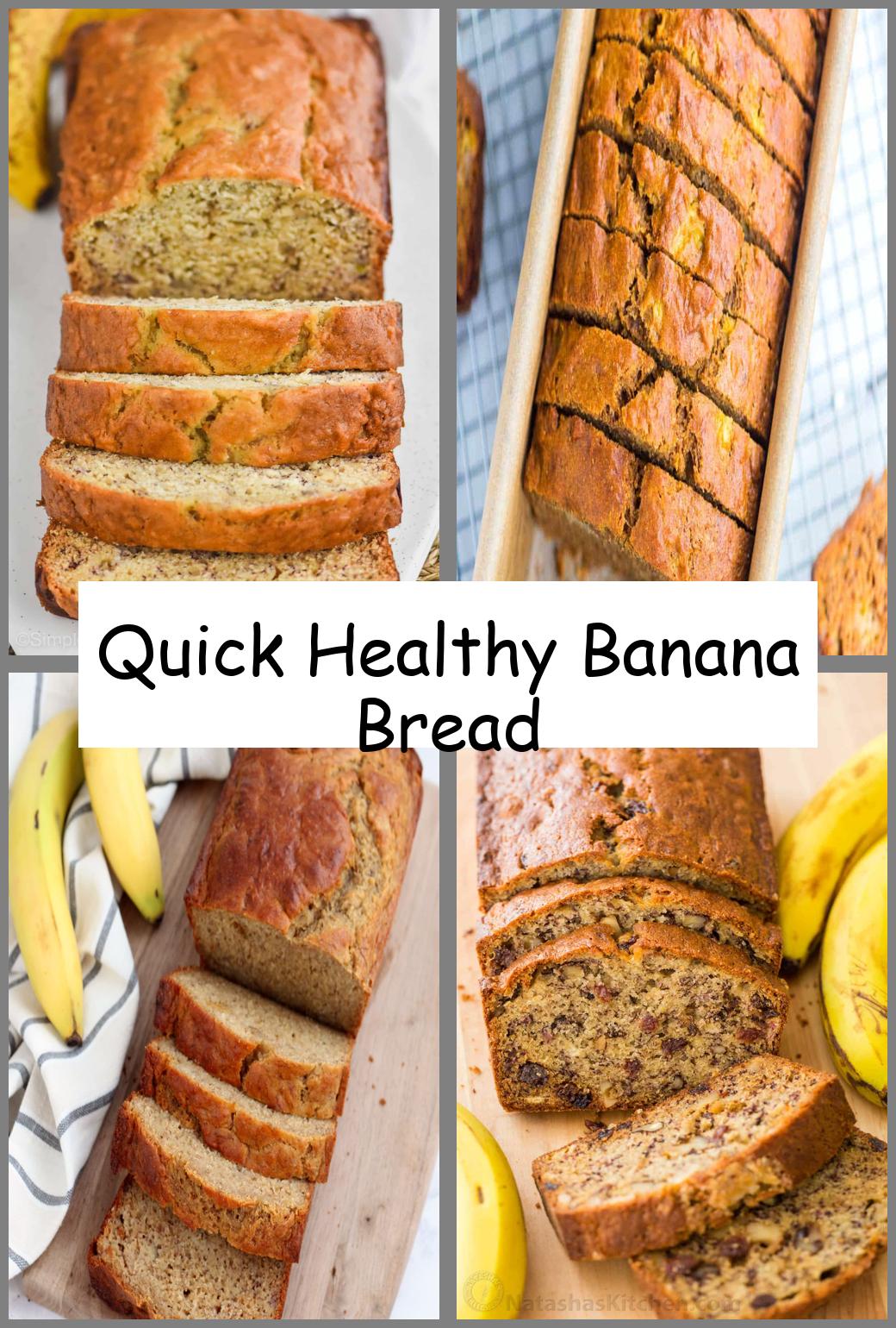 Quick Healthy Banana Bread