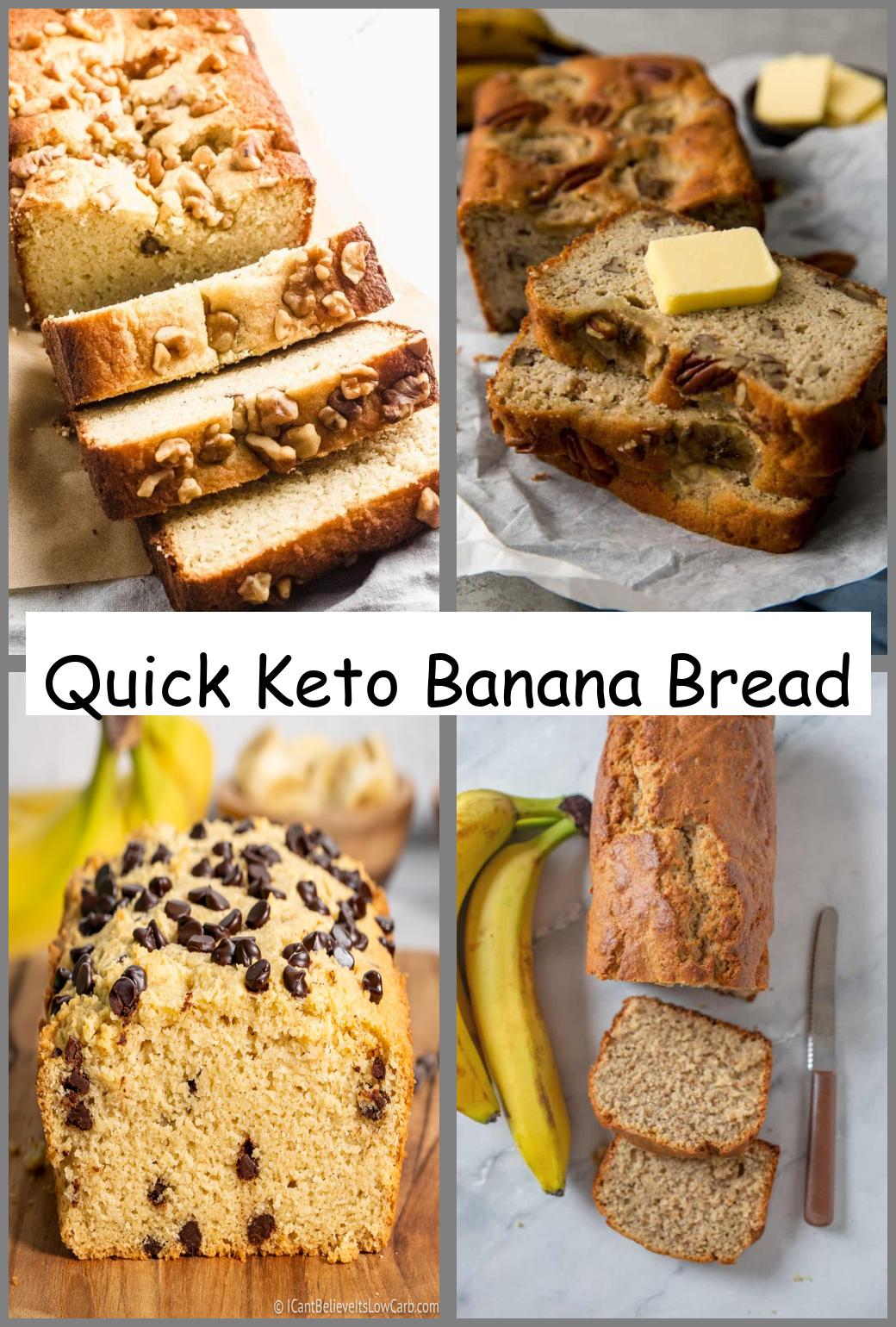 Quick Keto Banana Bread