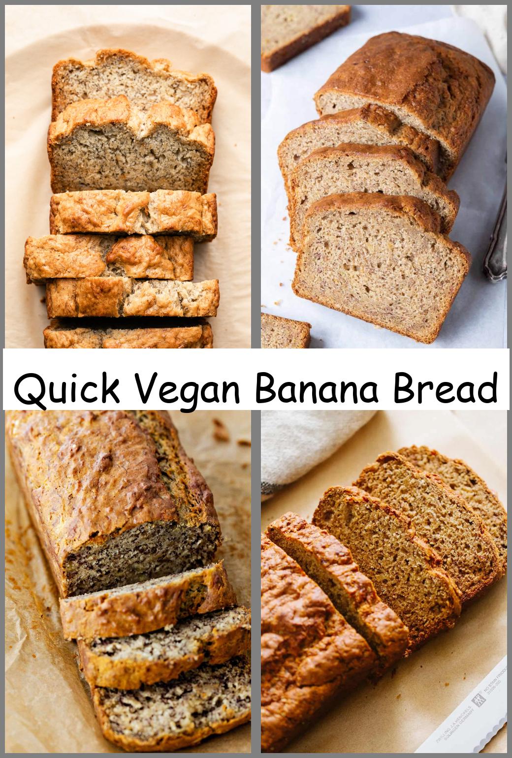 Quick Vegan Banana Bread