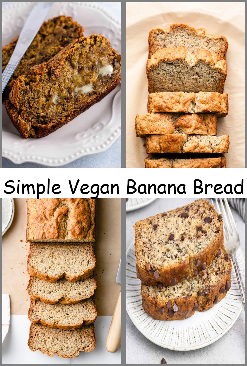 Simple Vegan Banana Bread