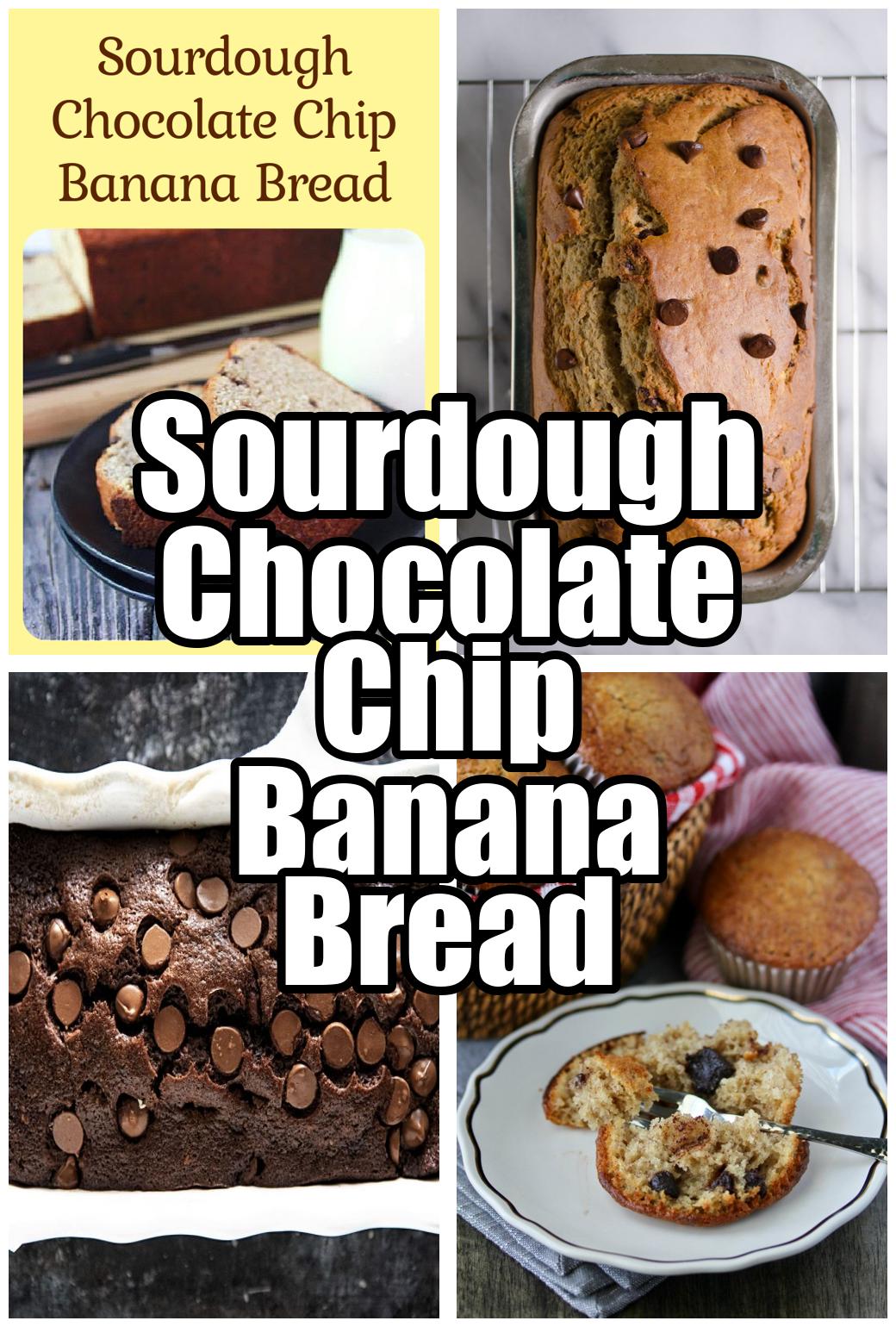 Sourdough Chocolate Chip Banana Bread