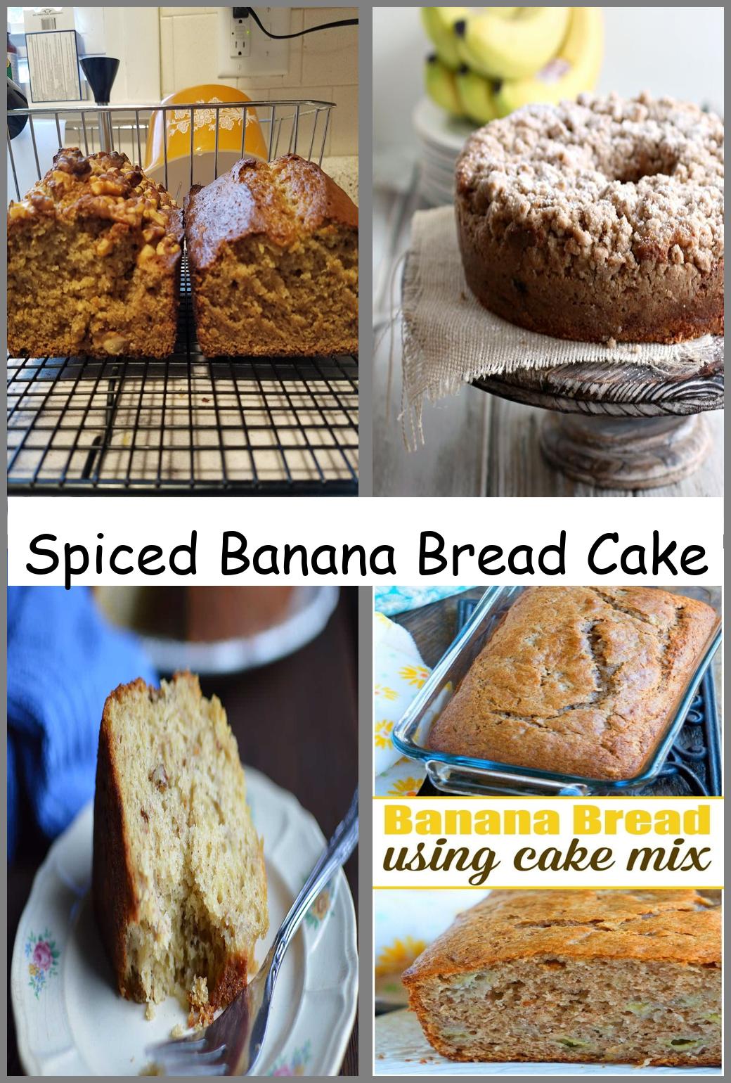 Spiced Banana Bread Cake