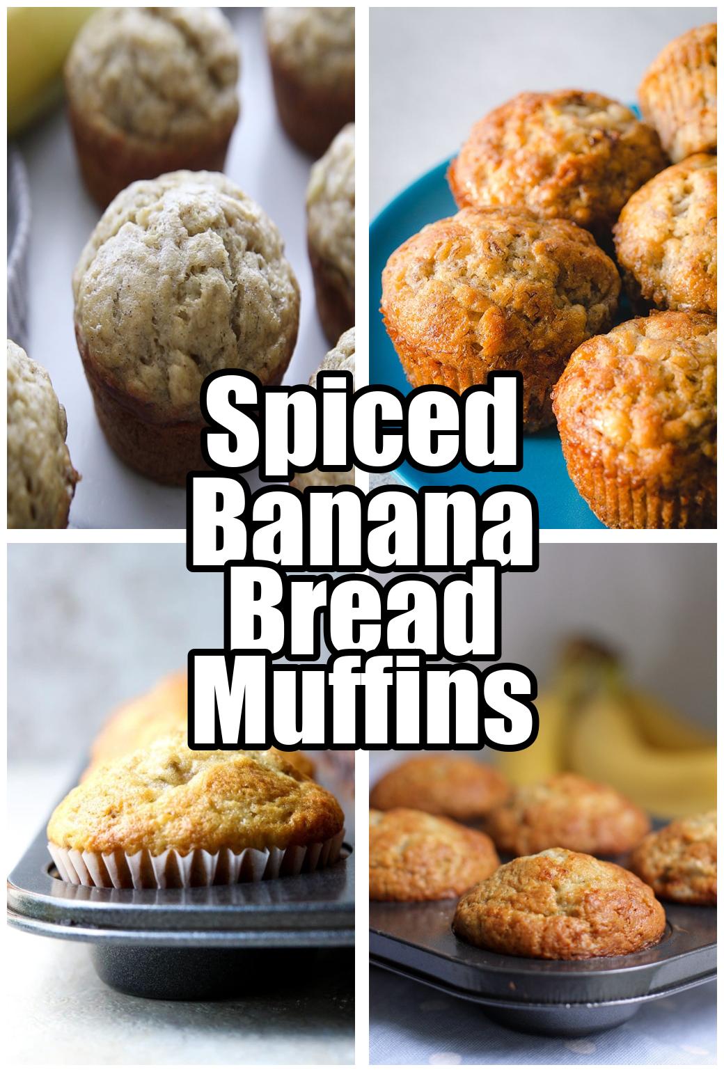 Spiced Banana Bread Muffins