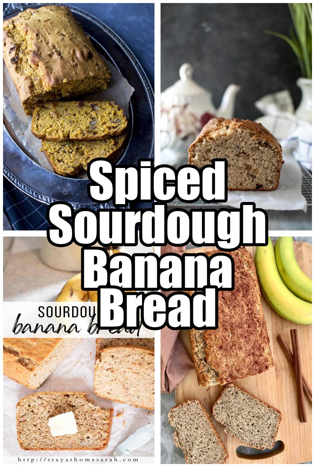 Spiced Sourdough Banana Bread