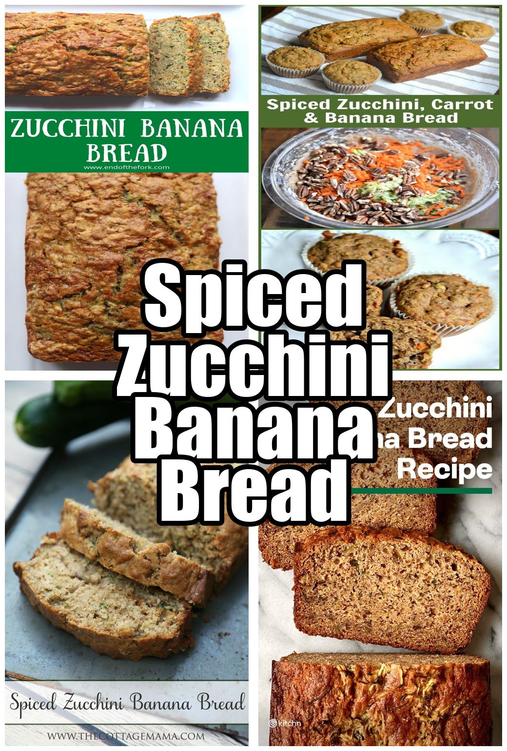 Spiced Zucchini Banana Bread