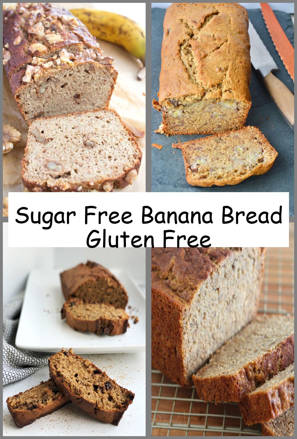 Sugar Free Banana Bread Gluten Free