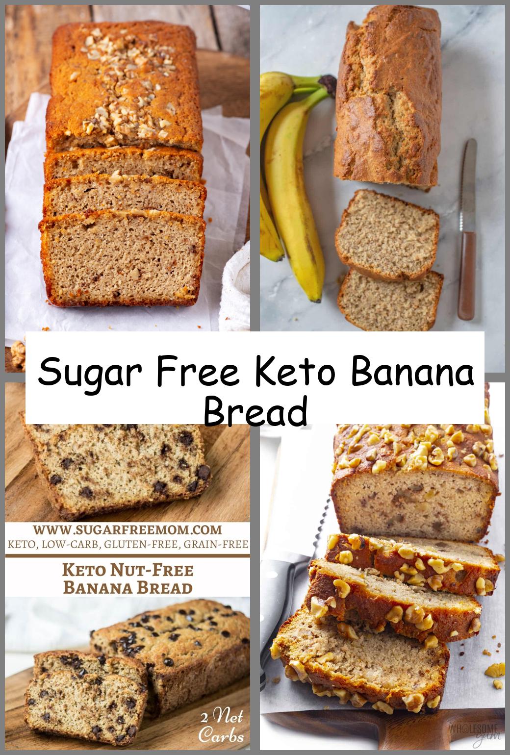 Sugar Free Keto Banana Bread