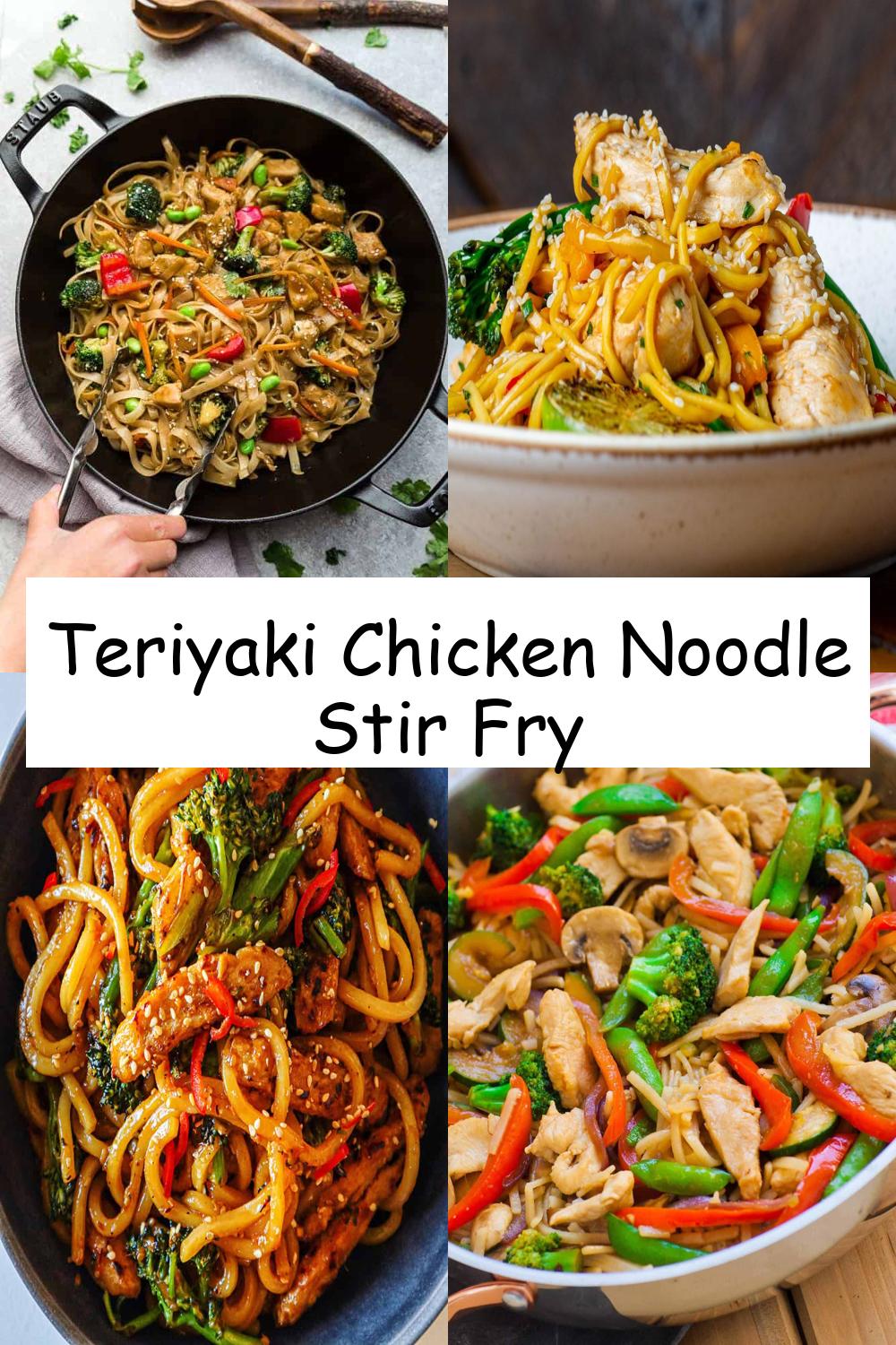 Teriyaki Chicken Noodle Stir Fry