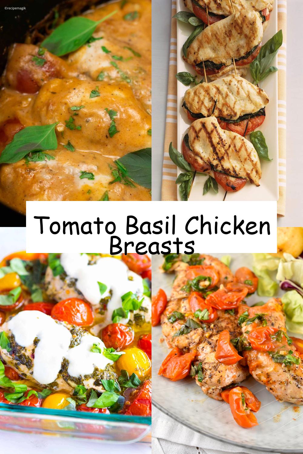 Tomato Basil Chicken Breasts