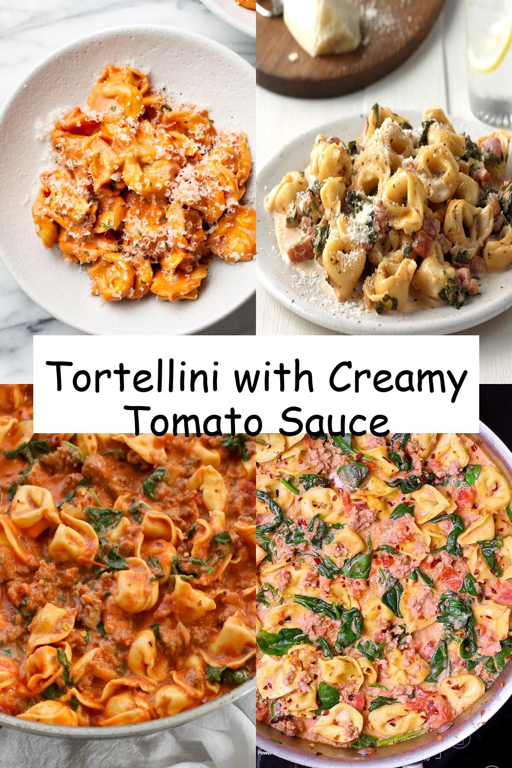 Tortellini with Creamy Tomato Sauce