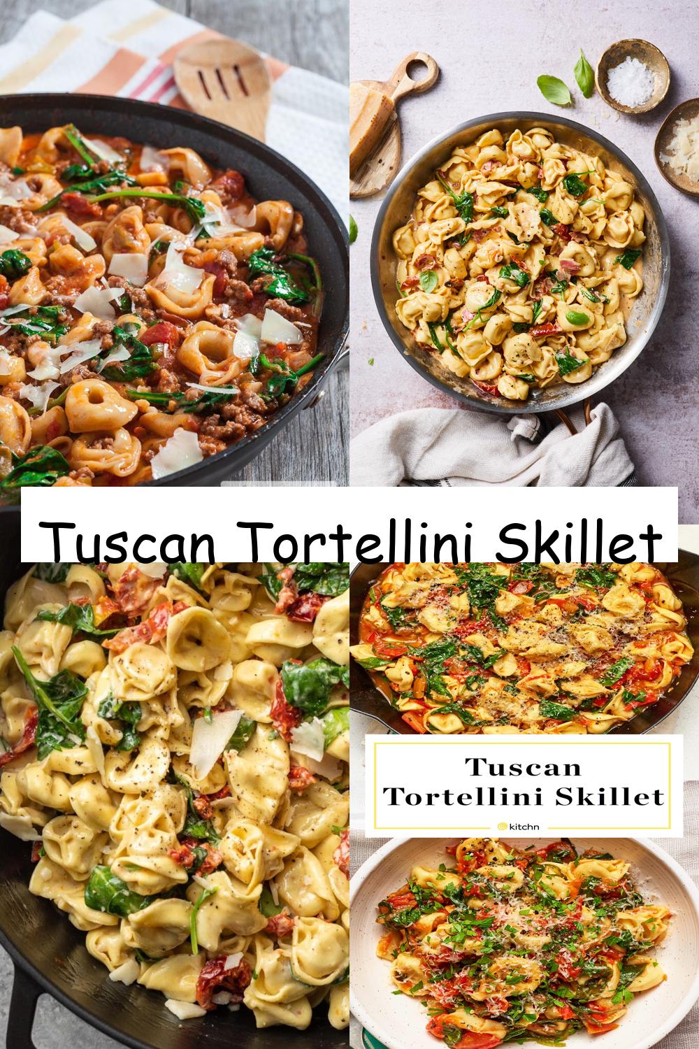 Tuscan Tortellini Skillet