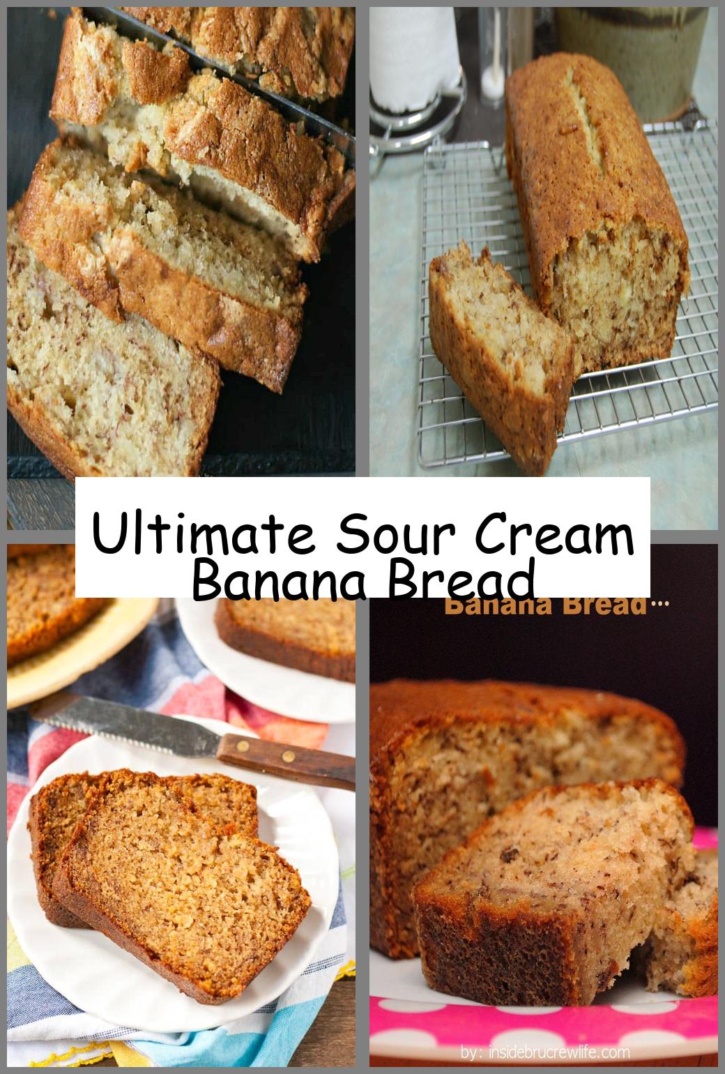 Ultimate Sour Cream Banana Bread