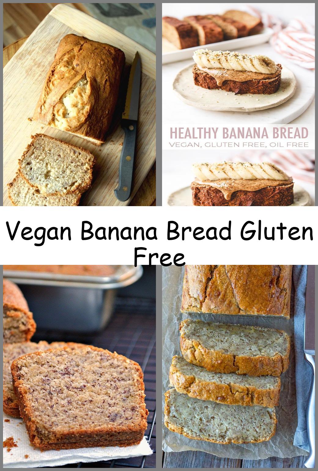 Vegan Banana Bread Gluten Free