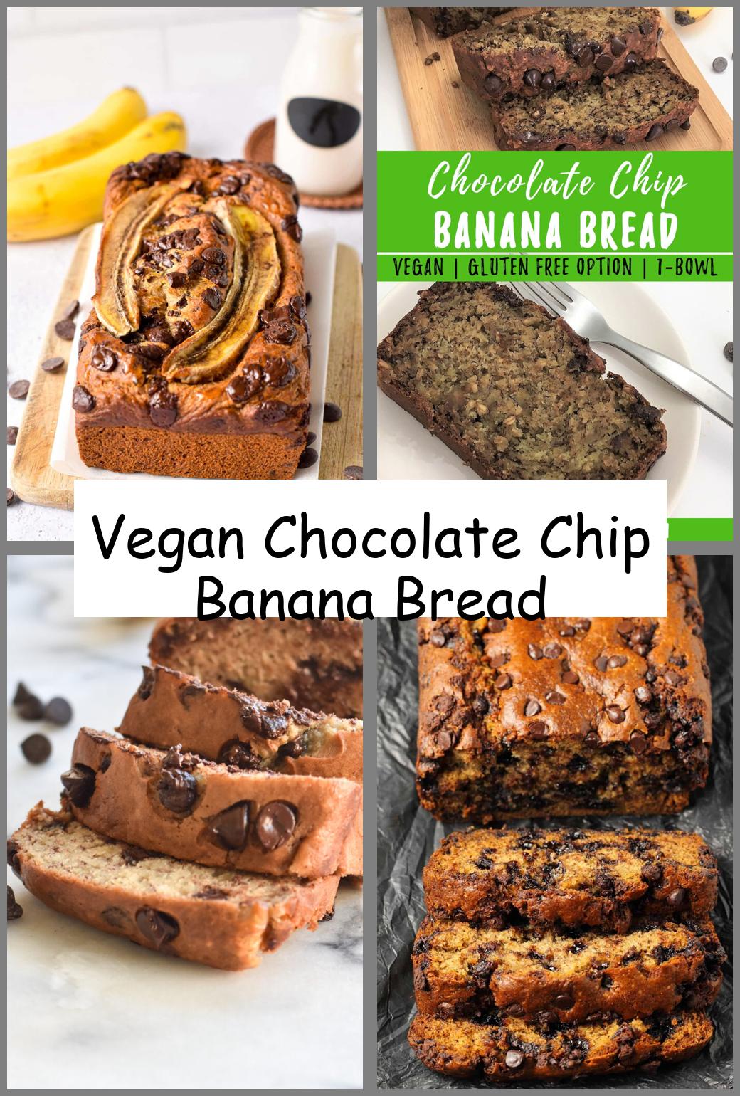 Vegan Chocolate Chip Banana Bread