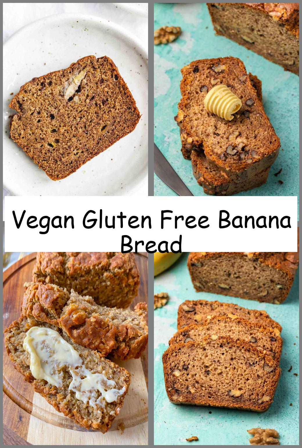 Vegan Gluten Free Banana Bread