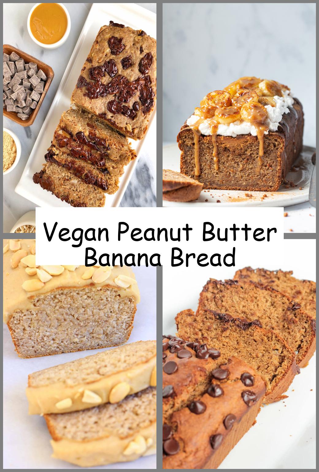 Vegan Peanut Butter Banana Bread